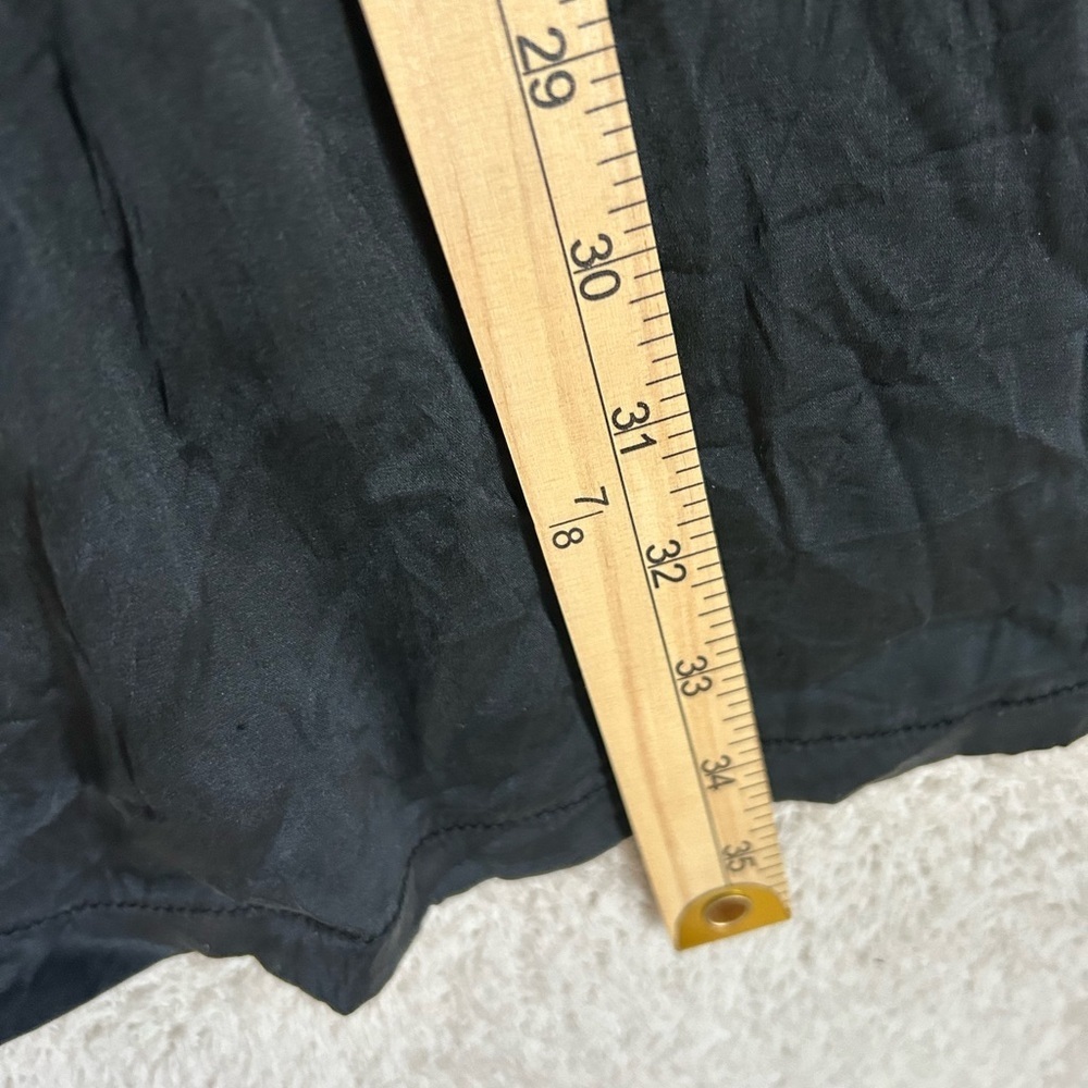 T-bags Women’s Black Silk Mini Dress Size Medium. Classic LBD Sexy - Picture 7 of 7